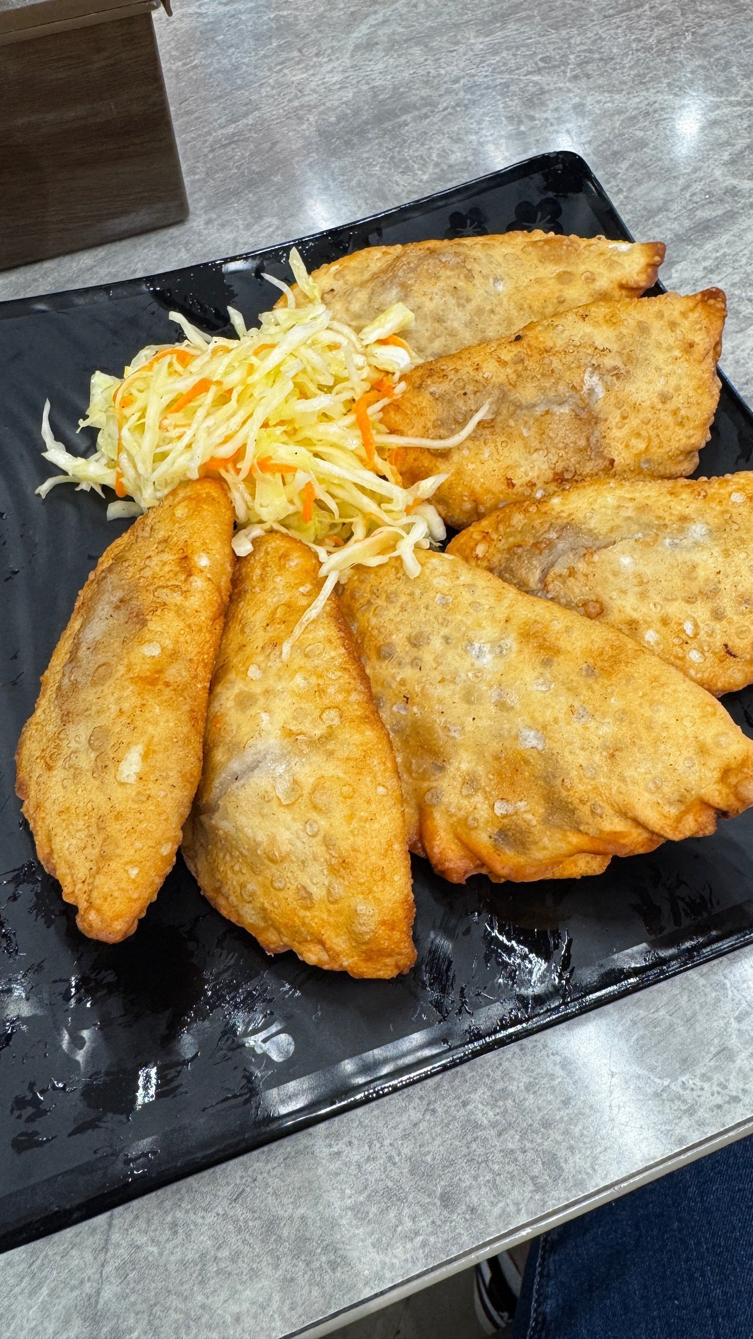 Khuushuur (Mongolian fried pastry) at Dragon Bus Terminal