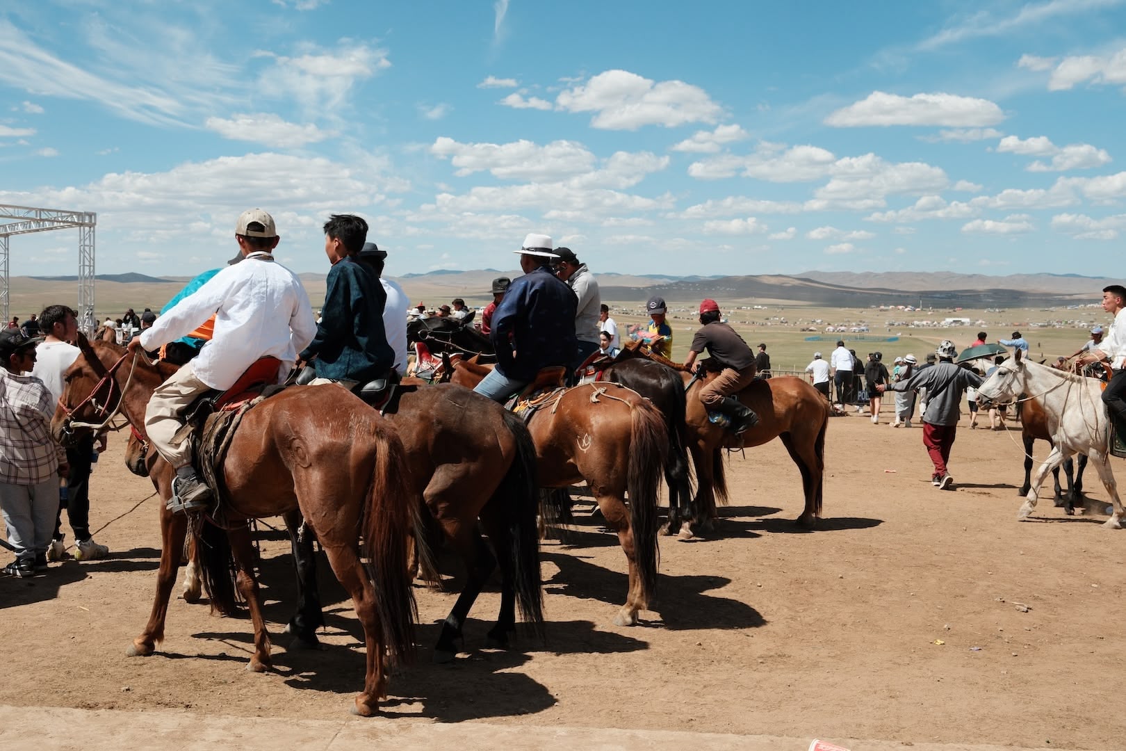 Khui Doloon Khudag during Naadam
